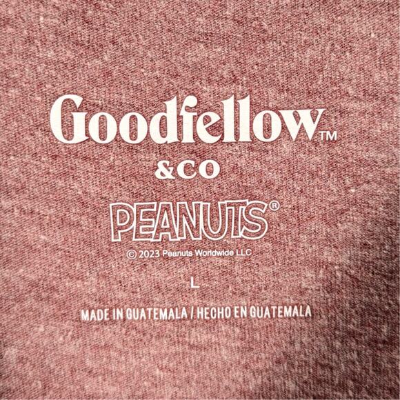 Peanuts Snoopy Aspen Colorado T Shirt Goodfellow Mens Large Graphic Tee Mountain - Picture 3 of 5